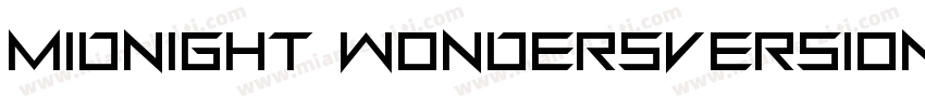 Midnight WondersVersion字体转换